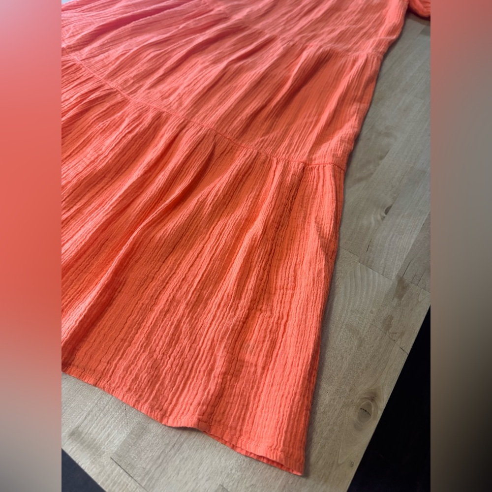 Lilly Pulitzer Orange ZeminiTextured maxi Dress - Picture 8 of 11